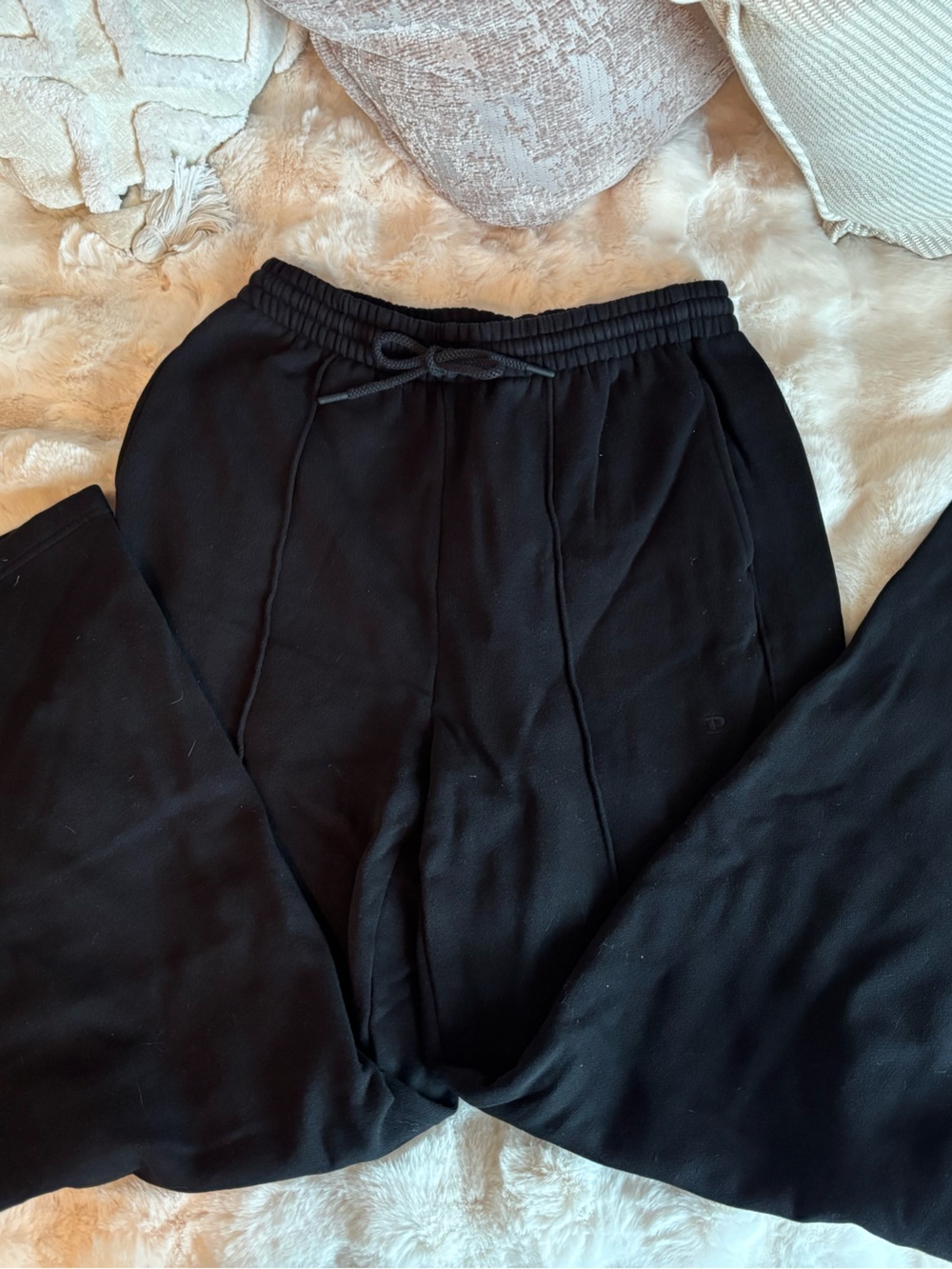 PINK Victoria's Secret Black Kids Drawstring Sweatpants
